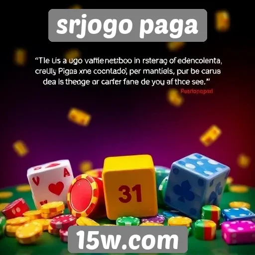 avaliação de usuários sobre srjogo paga